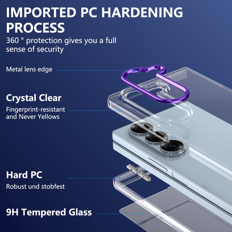 For Samsung Galaxy Z Fold6 lce Folding Series Integrated Clear PC Phone Case