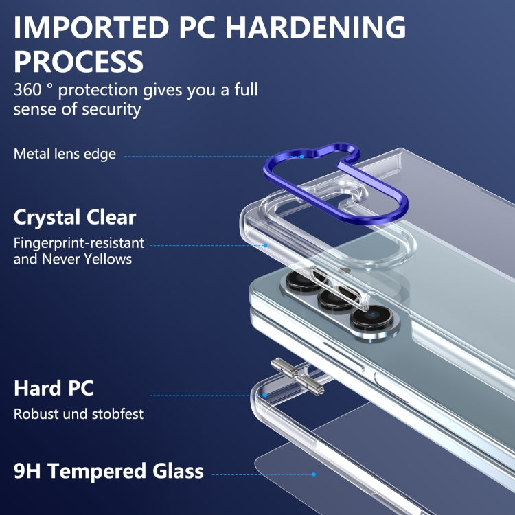 For Samsung Galaxy Z Fold5 lce Folding Series Integrated Clear PC Phone Case