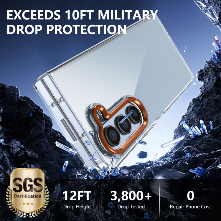 For Samsung Galaxy Z Fold5 lce Folding Series Integrated Clear PC Phone Case