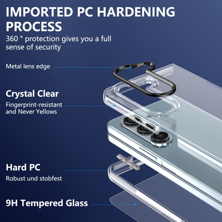 For Samsung Galaxy Z Fold5 lce Folding Series Integrated Clear PC Phone Case