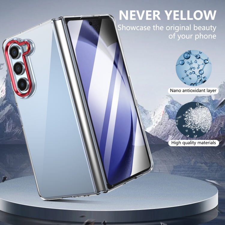 For Samsung Galaxy Z Fold5 lce Folding Series Integrated Clear PC Phone Case
