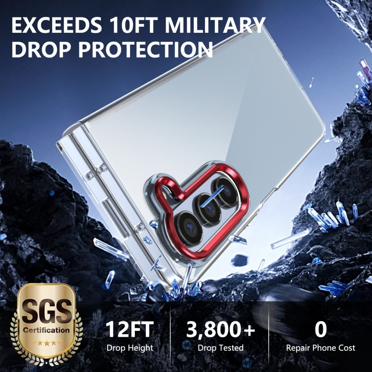 For Samsung Galaxy Z Fold5 lce Folding Series Integrated Clear PC Phone Case