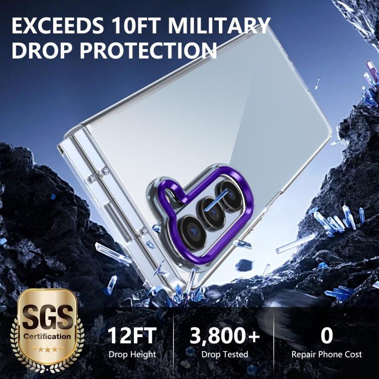 For Samsung Galaxy Z Fold5 lce Folding Series Integrated Clear PC Phone Case