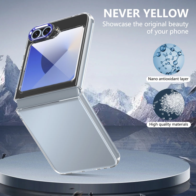 For Samsung Galaxy Z Flip5 lce Folding Series Integrated Clear PC Phone Case