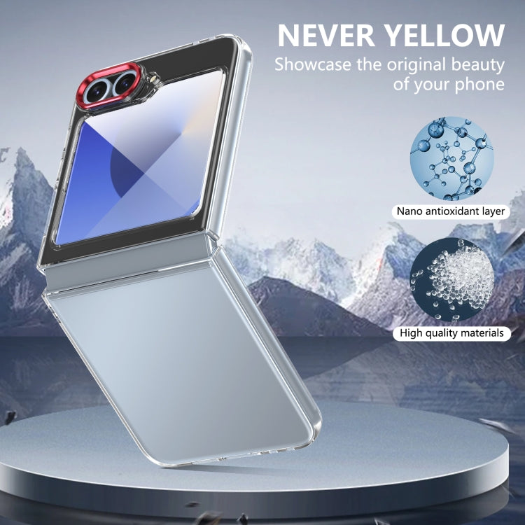For Samsung Galaxy Z Flip5 lce Folding Series Integrated Clear PC Phone Case