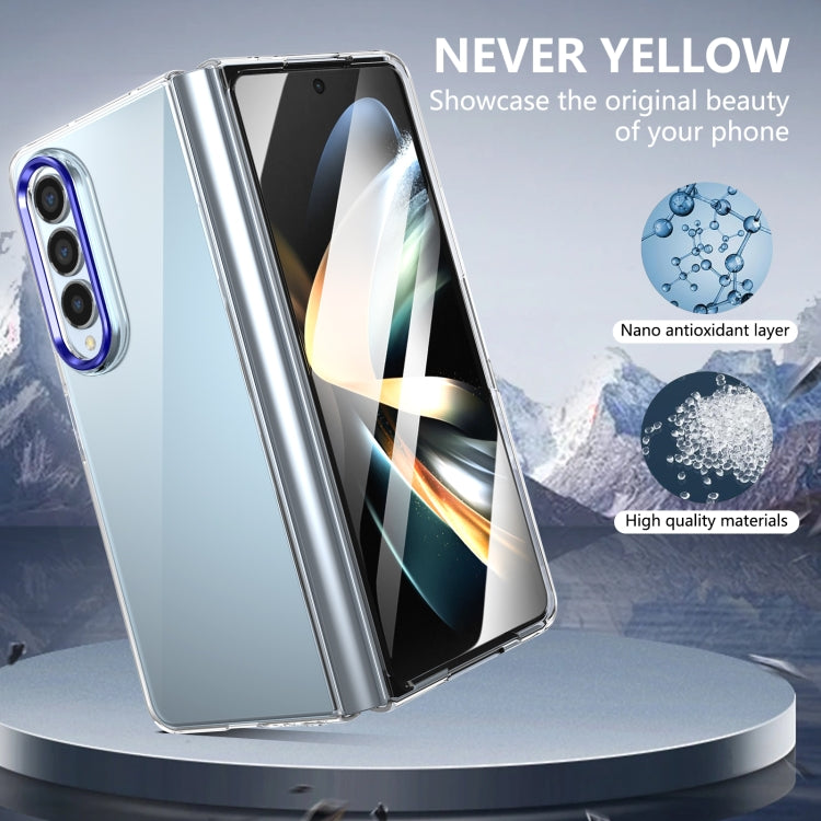 For Samsung Galaxy Z Fold4 lce Folding Series Integrated Clear PC Phone Case