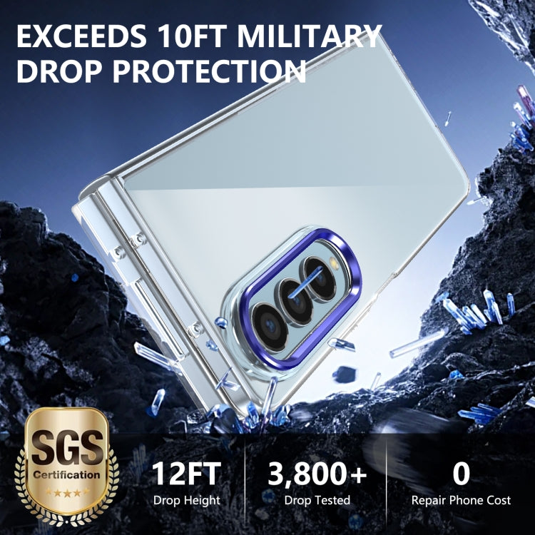 For Samsung Galaxy Z Fold4 lce Folding Series Integrated Clear PC Phone Case