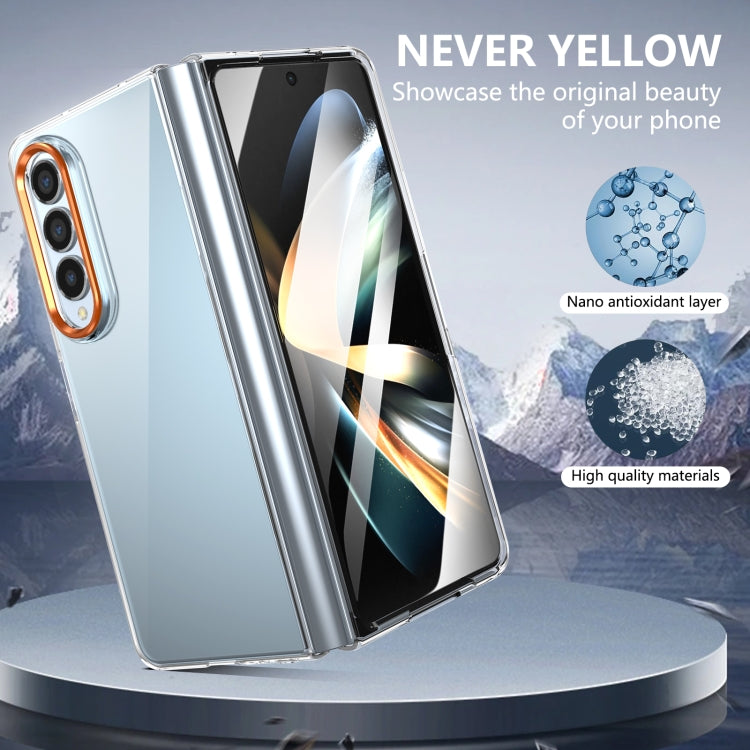 For Samsung Galaxy Z Fold4 lce Folding Series Integrated Clear PC Phone Case