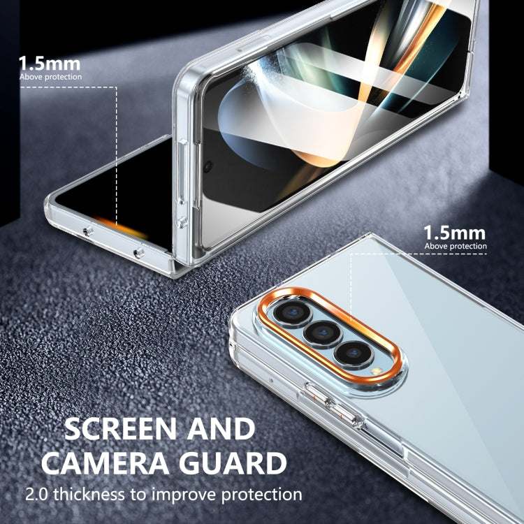For Samsung Galaxy Z Fold4 lce Folding Series Integrated Clear PC Phone Case