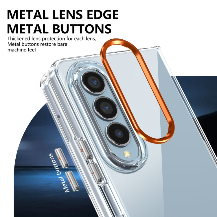 For Samsung Galaxy Z Fold4 lce Folding Series Integrated Clear PC Phone Case