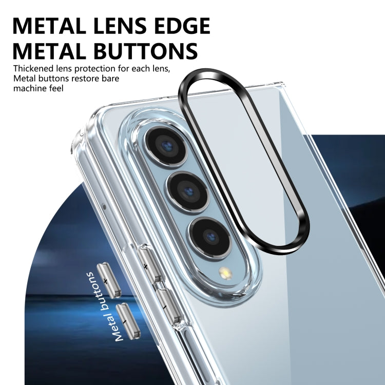 For Samsung Galaxy Z Fold4 lce Folding Series Integrated Clear PC Phone Case