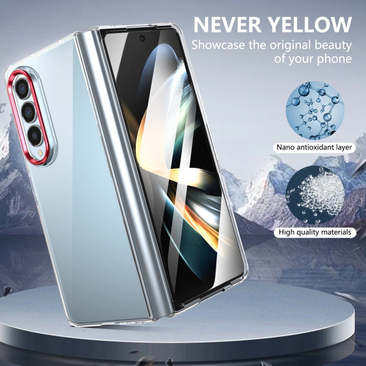 For Samsung Galaxy Z Fold4 lce Folding Series Integrated Clear PC Phone Case