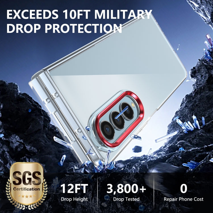 For Samsung Galaxy Z Fold4 lce Folding Series Integrated Clear PC Phone Case
