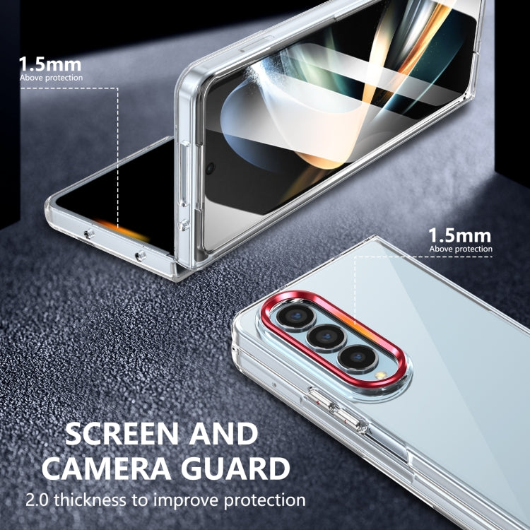 For Samsung Galaxy Z Fold4 lce Folding Series Integrated Clear PC Phone Case
