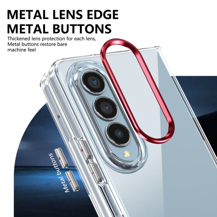For Samsung Galaxy Z Fold4 lce Folding Series Integrated Clear PC Phone Case