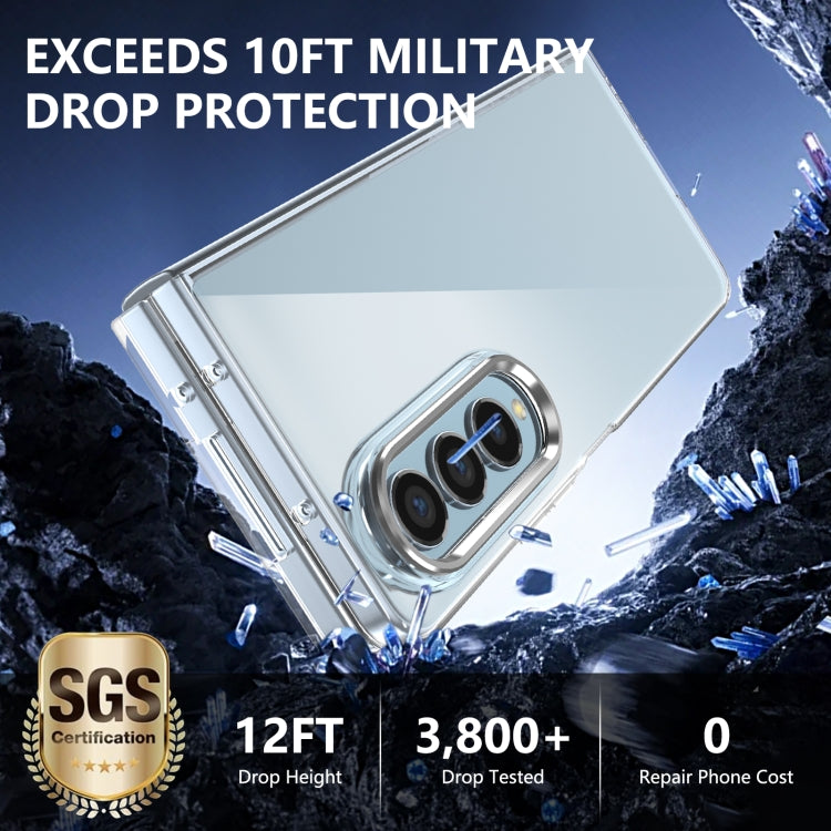For Samsung Galaxy Z Fold4 lce Folding Series Integrated Clear PC Phone Case