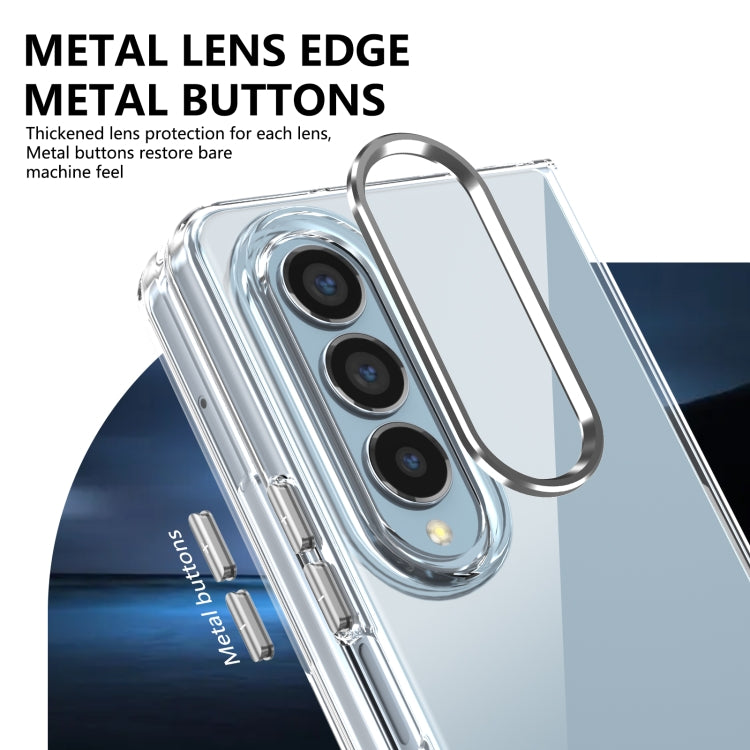 For Samsung Galaxy Z Fold4 lce Folding Series Integrated Clear PC Phone Case