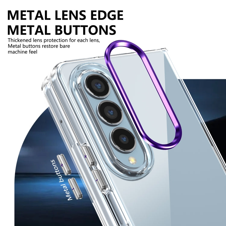 For Samsung Galaxy Z Fold4 lce Folding Series Integrated Clear PC Phone Case