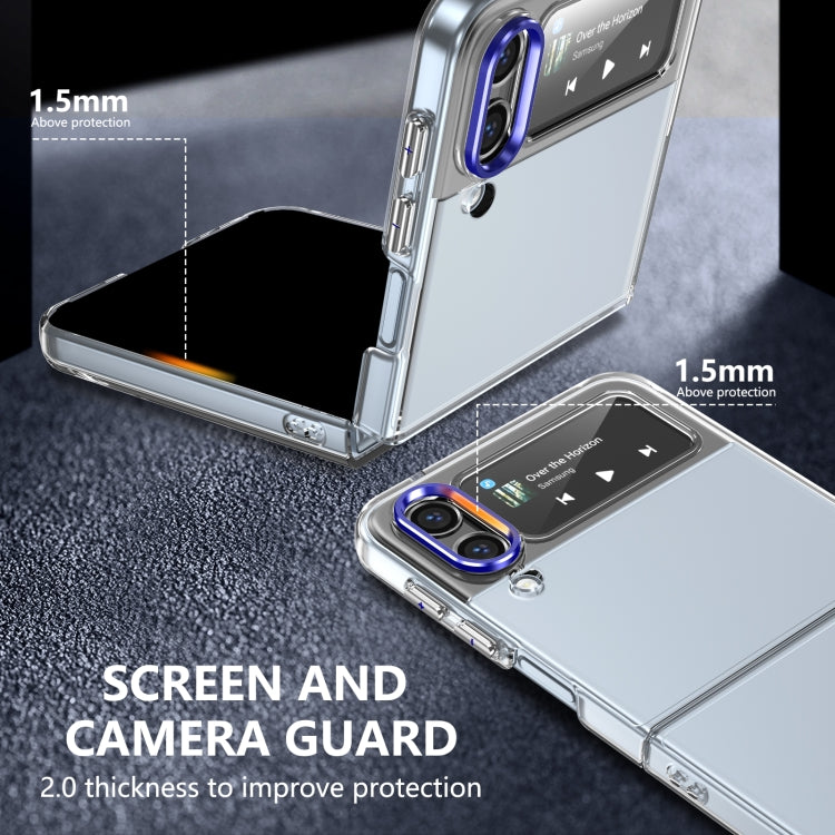 For Samsung Galaxy Z Flip3 5G lce Folding Series Integrated Clear PC Phone Case