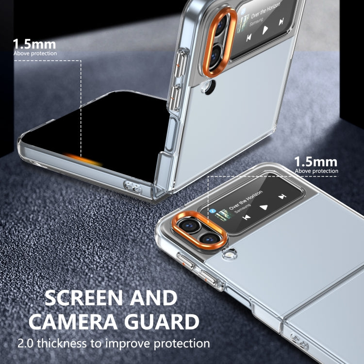 For Samsung Galaxy Z Flip3 5G lce Folding Series Integrated Clear PC Phone Case