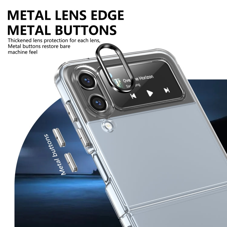 For Samsung Galaxy Z Flip3 5G lce Folding Series Integrated Clear PC Phone Case