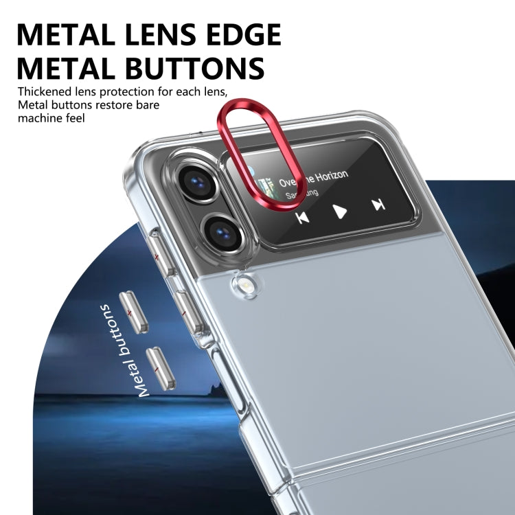 For Samsung Galaxy Z Flip3 5G lce Folding Series Integrated Clear PC Phone Case