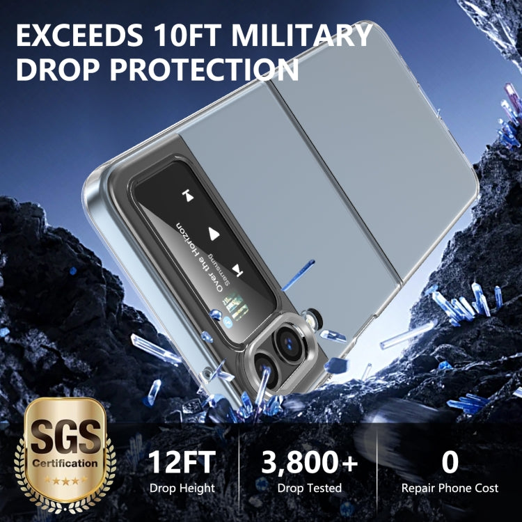 For Samsung Galaxy Z Flip3 5G lce Folding Series Integrated Clear PC Phone Case