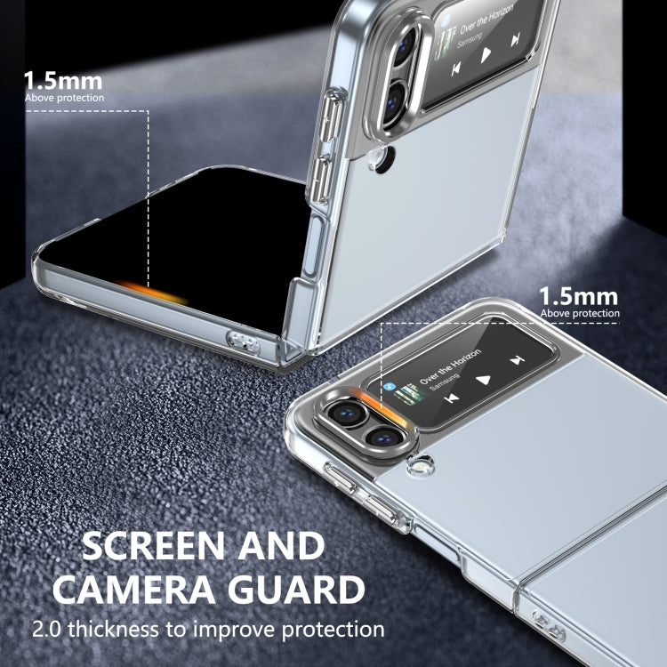 For Samsung Galaxy Z Flip3 5G lce Folding Series Integrated Clear PC Phone Case