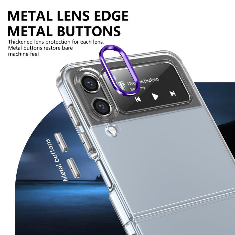 For Samsung Galaxy Z Flip3 5G lce Folding Series Integrated Clear PC Phone Case