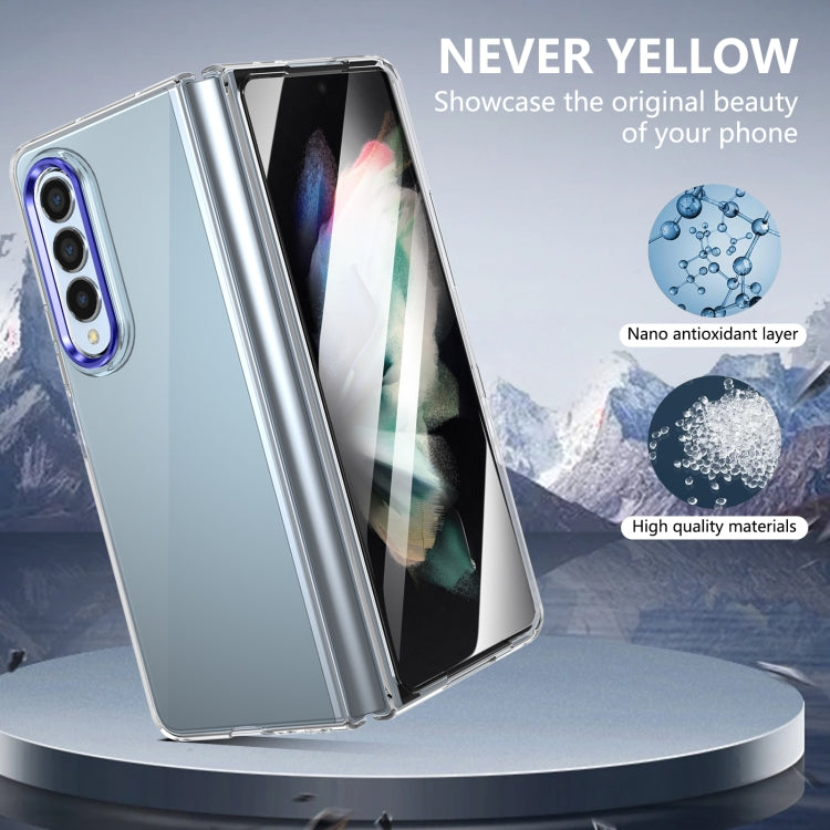 For Samsung Galaxy Z Fold3 5G lce Folding Series Integrated Clear PC Phone Case