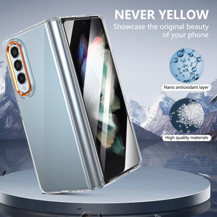 For Samsung Galaxy Z Fold3 5G lce Folding Series Integrated Clear PC Phone Case