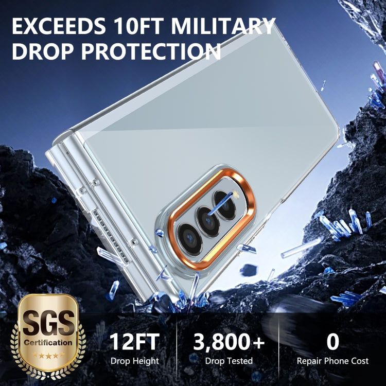 For Samsung Galaxy Z Fold3 5G lce Folding Series Integrated Clear PC Phone Case