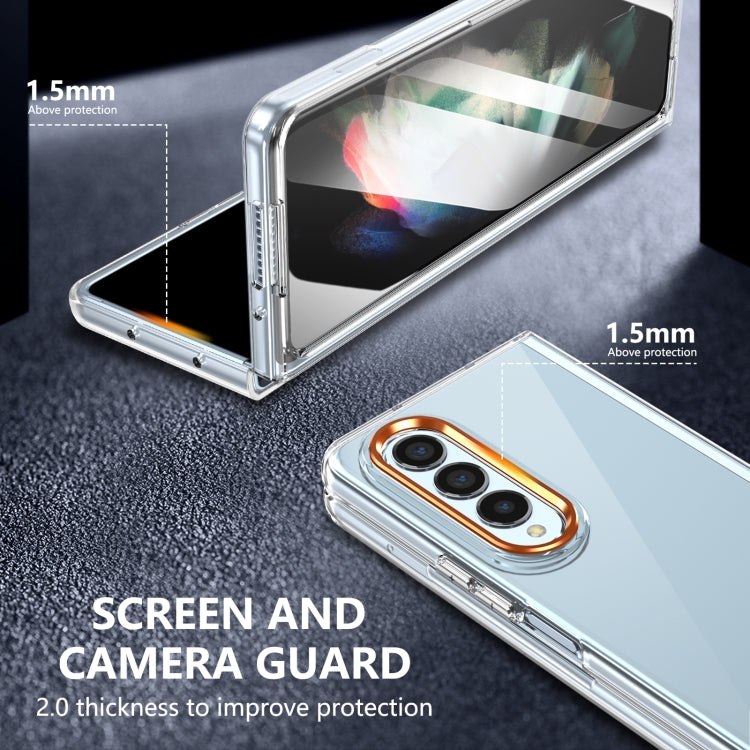 For Samsung Galaxy Z Fold3 5G lce Folding Series Integrated Clear PC Phone Case