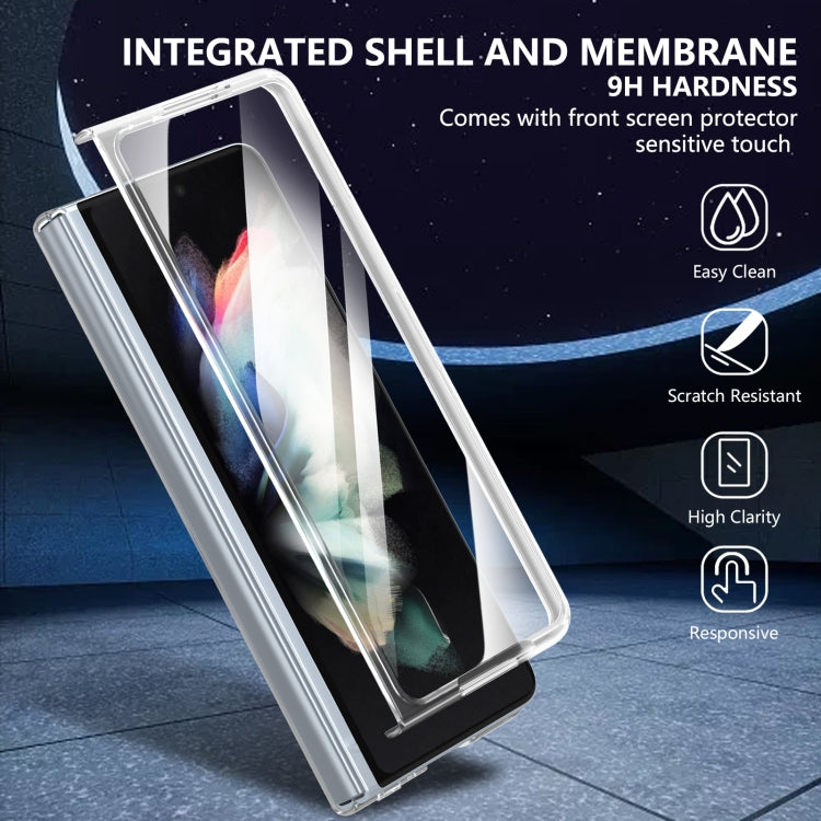 For Samsung Galaxy Z Fold3 5G lce Folding Series Integrated Clear PC Phone Case