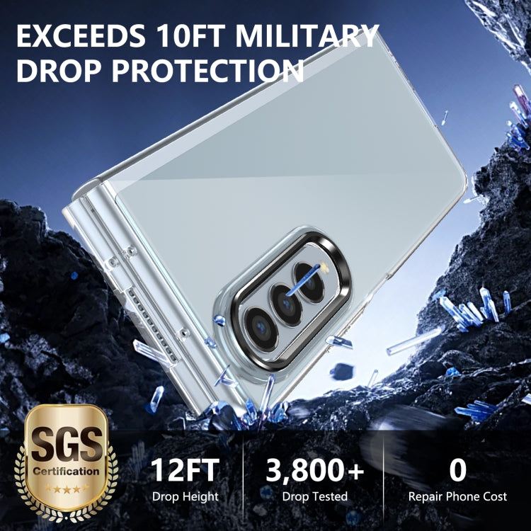 For Samsung Galaxy Z Fold3 5G lce Folding Series Integrated Clear PC Phone Case