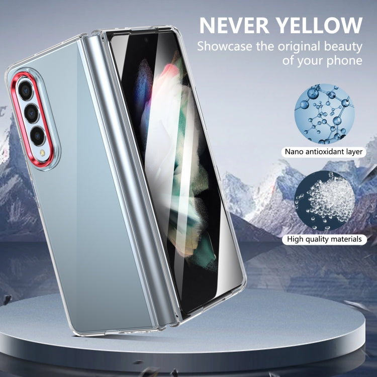 For Samsung Galaxy Z Fold3 5G lce Folding Series Integrated Clear PC Phone Case