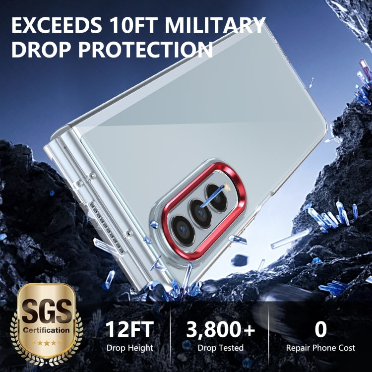 For Samsung Galaxy Z Fold3 5G lce Folding Series Integrated Clear PC Phone Case