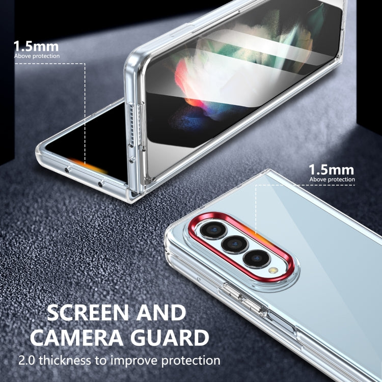 For Samsung Galaxy Z Fold3 5G lce Folding Series Integrated Clear PC Phone Case