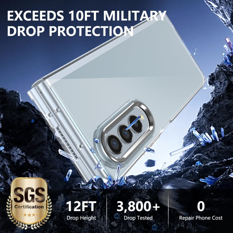 For Samsung Galaxy Z Fold3 5G lce Folding Series Integrated Clear PC Phone Case