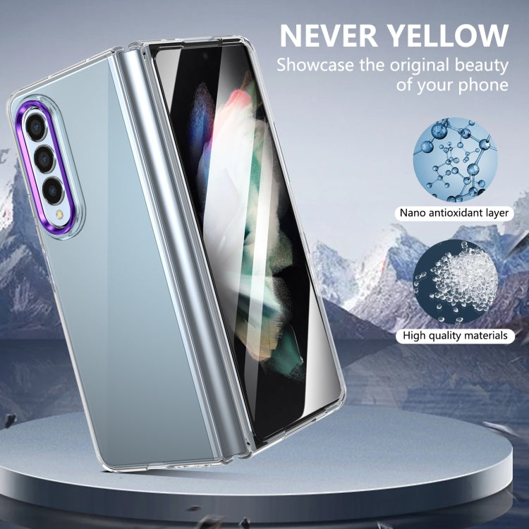 For Samsung Galaxy Z Fold3 5G lce Folding Series Integrated Clear PC Phone Case