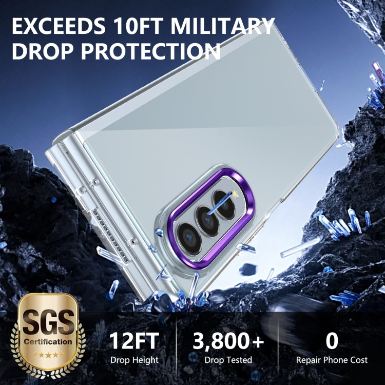 For Samsung Galaxy Z Fold3 5G lce Folding Series Integrated Clear PC Phone Case
