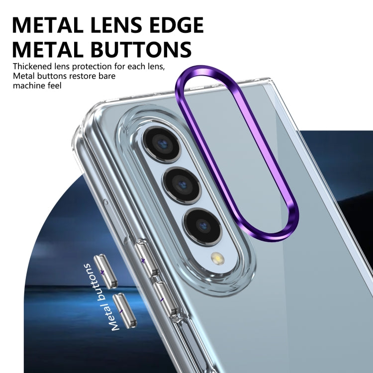 For Samsung Galaxy Z Fold3 5G lce Folding Series Integrated Clear PC Phone Case