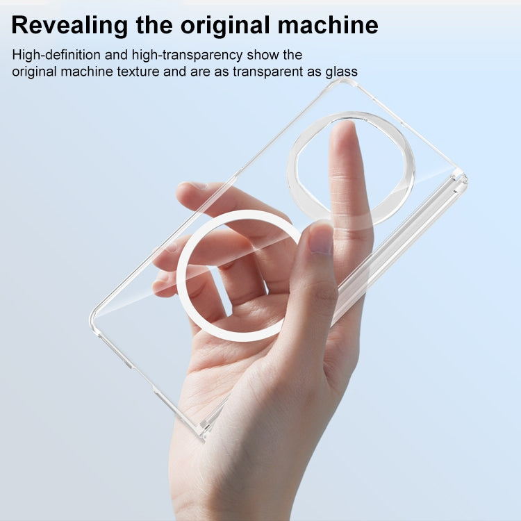 For Huawei Mate X5 / X3 Clear MagSafe PC Full Coverage Phone Case - Transparent