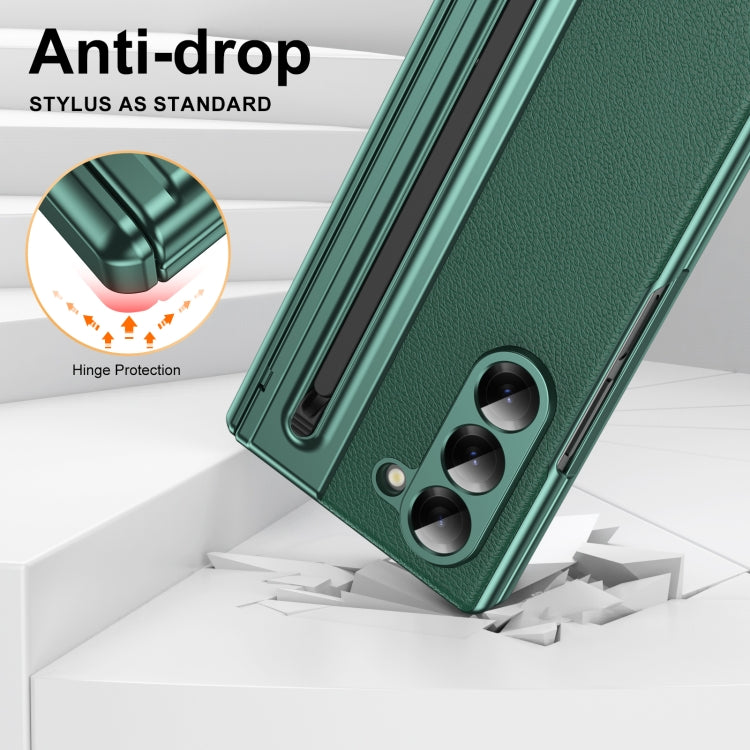 For Samsung Galaxy Z Fold6 Integrated PC + PU Phone Case with Pen / Pen Box