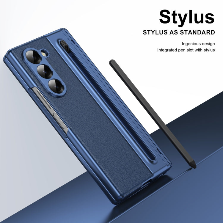 For Samsung Galaxy Z Fold6 Integrated PC + PU Phone Case with Pen / Pen Box