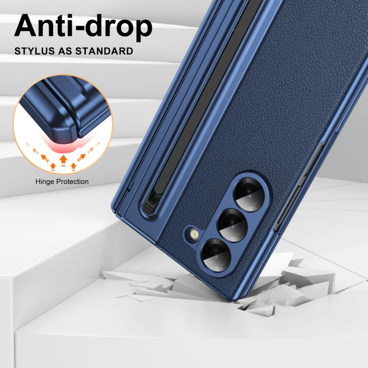For Samsung Galaxy Z Fold6 Integrated PC + PU Phone Case with Pen / Pen Box