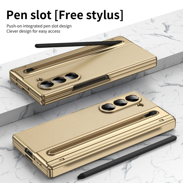 For Samsung Galaxy Z Fold6 Integrated PC + PU Phone Case with Pen / Pen Box