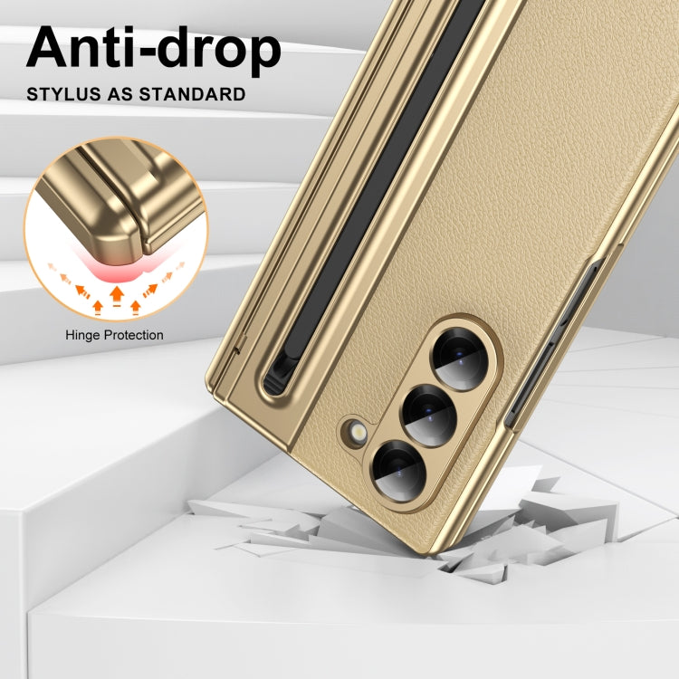 For Samsung Galaxy Z Fold6 Integrated PC + PU Phone Case with Pen / Pen Box