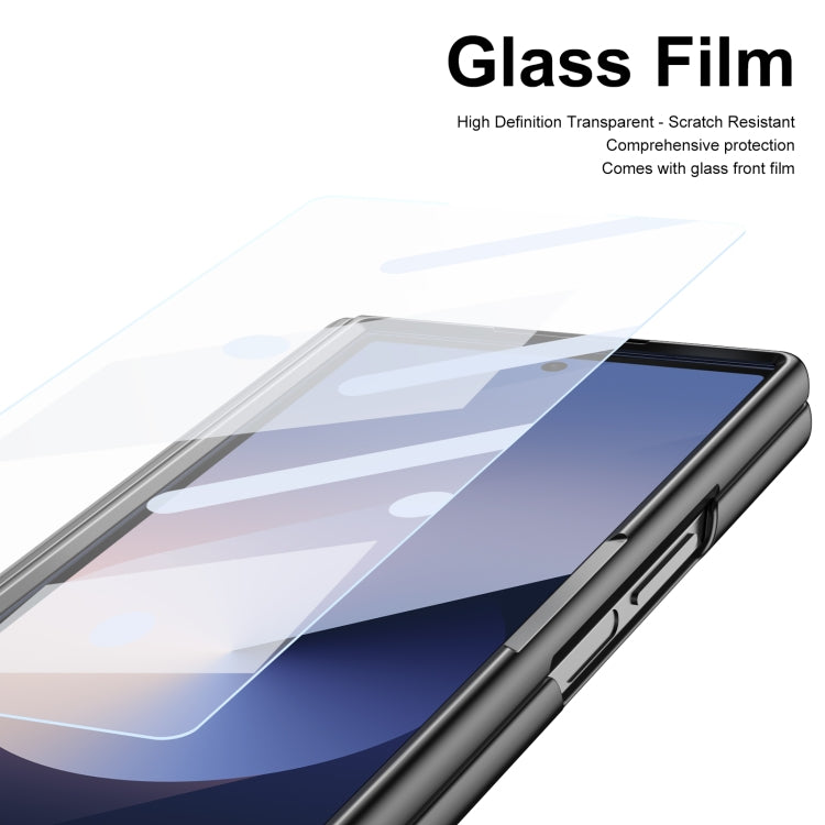 For Samsung Galaxy Z Fold6 Integrated PC + PU Phone Case with Pen / Pen Box
