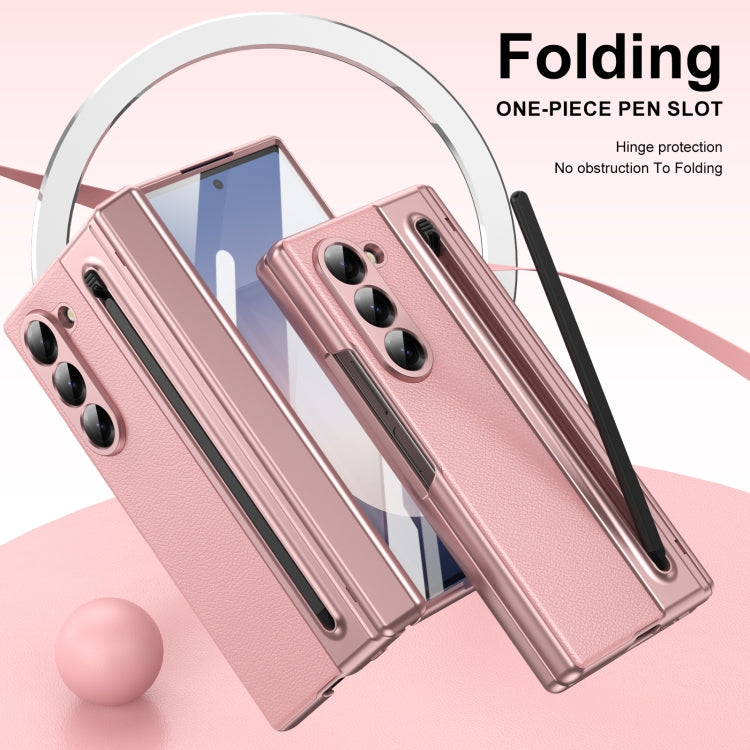 For Samsung Galaxy Z Fold6 Integrated PC + PU Phone Case with Pen / Pen Box